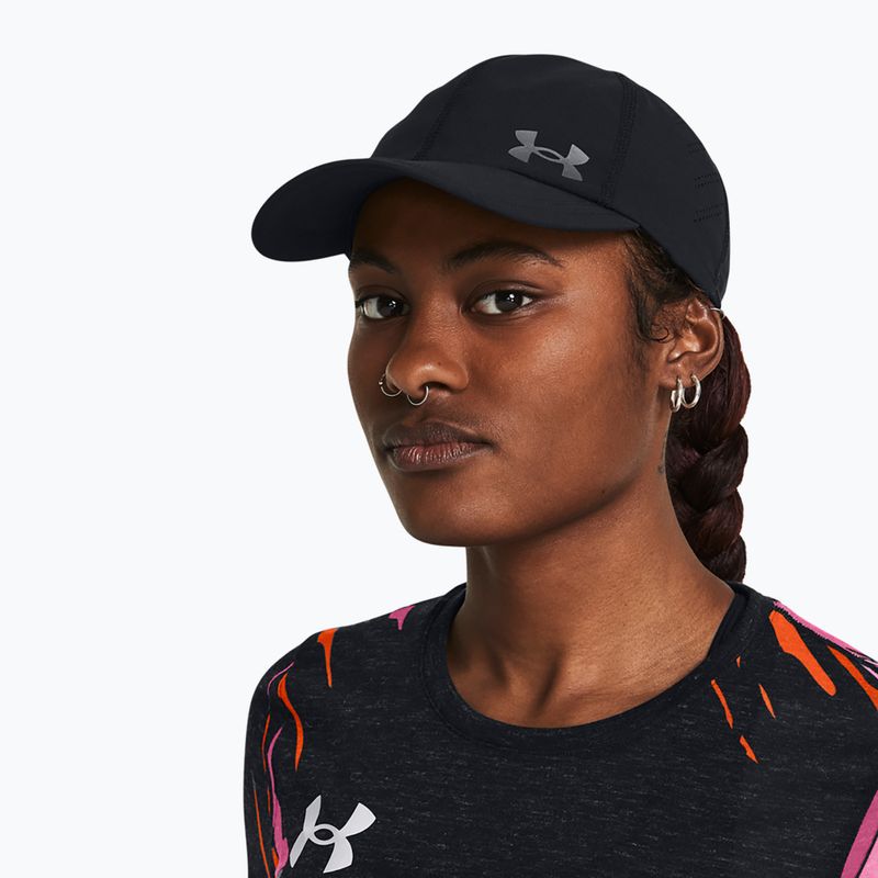 Șapcă pentru femei Under Armour Iso-Chill Launch black/black/reflective 6