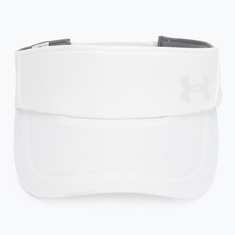 Șapcă de alergare pentru femei Under Armour Launch white/black/distant gray 2