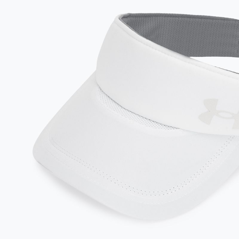 Șapcă de alergare pentru femei Under Armour Launch white/black/distant gray 3