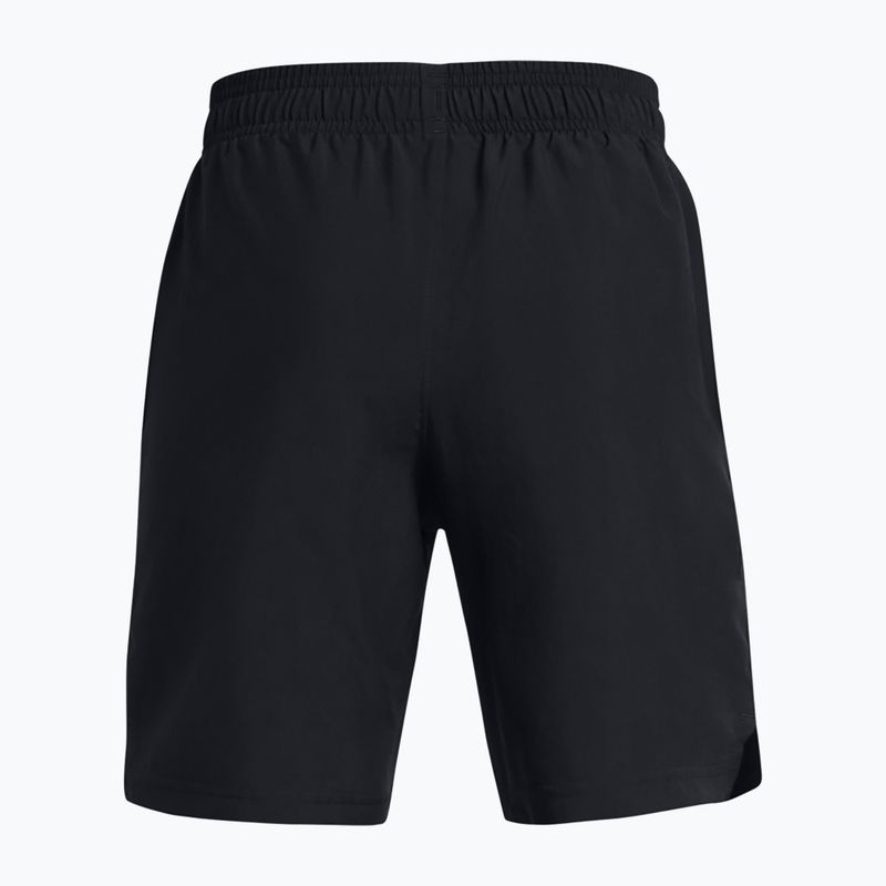 Pantaloni scurți de antrenament pentru copii Under Armour Woven Wordmark black 2