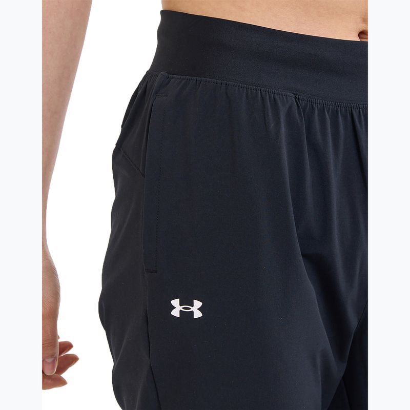 Pantaloni de antrenament pentru femei Under Armour Sport High Rise Woven black/white 5