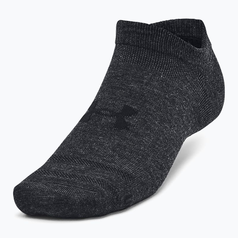 Șosete de antrenament Under Armour Essential No Show 3P black/black/black 2