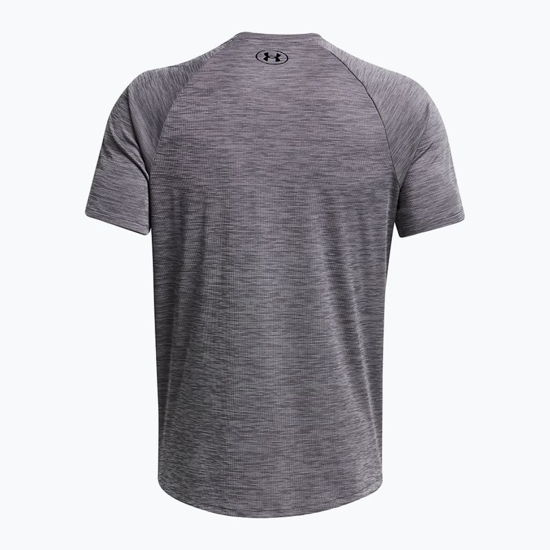 Tricou de antrenament pentru bărbați Under Armour Tech Textured castlerock/black 5