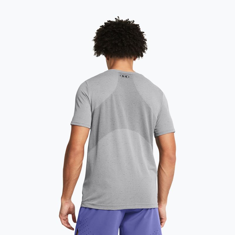 Tricou pentru bărbați Under Armour Vanish Seamless mod gray/black 2