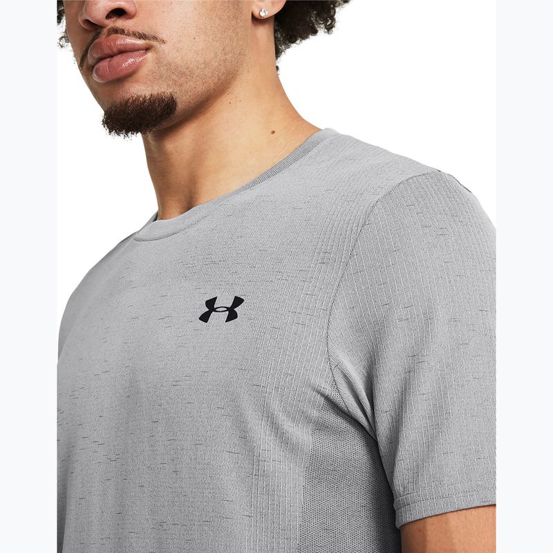 Tricou pentru bărbați Under Armour Vanish Seamless mod gray/black 3