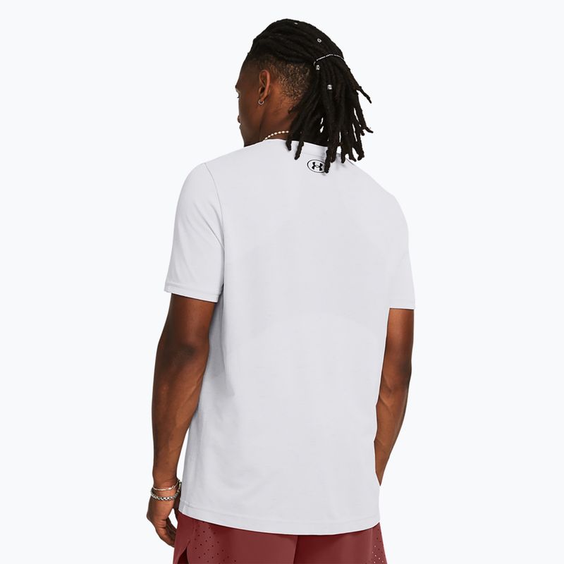 Tricou pentru bărbați Under Armour Vanish Seamless white/black 2