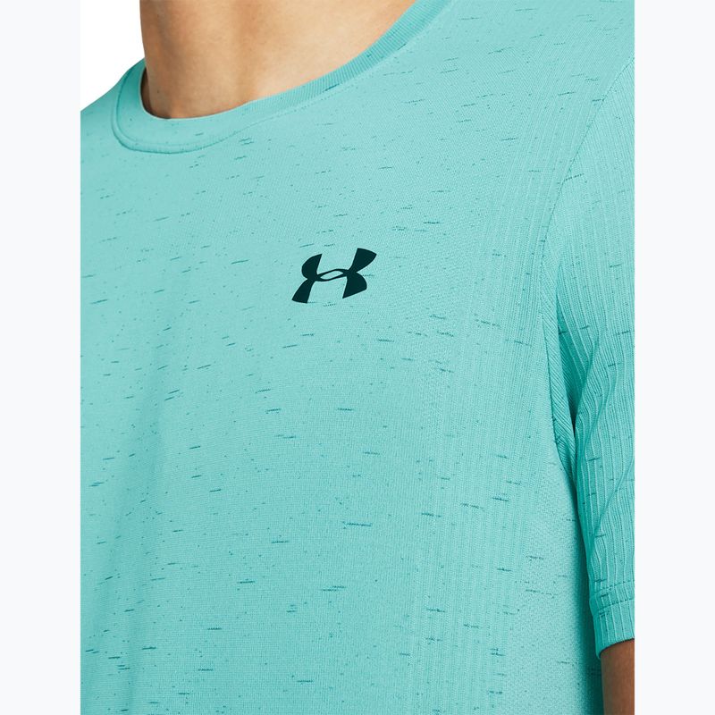 Tricou pentru bărbați Under Armour Vanish Seamless radial turquoise/hydro teal 4