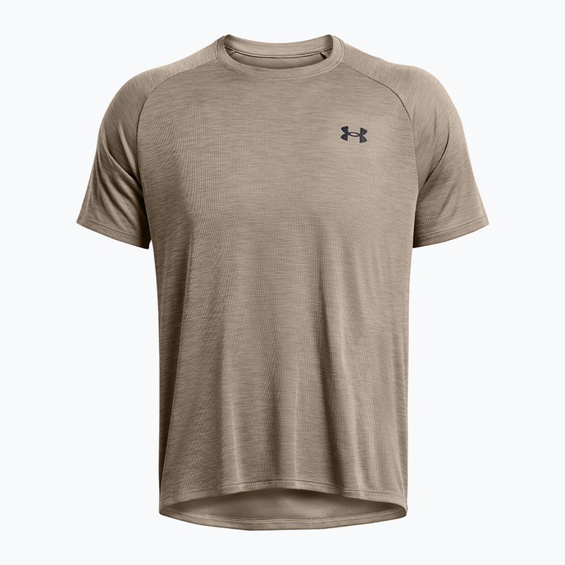 Tricou de antrenament pentru bărbați Under Armour Tech Textured taupe dusk/black 4