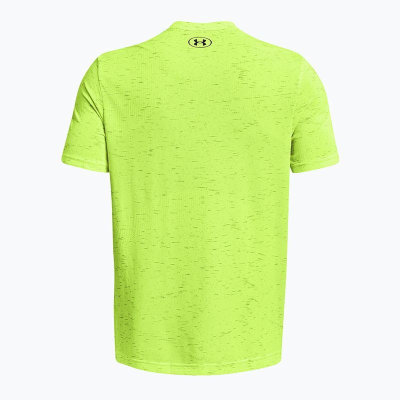 Tricou pentru bărbați Under Armour Vanish Seamless high-vis yellow/black 5