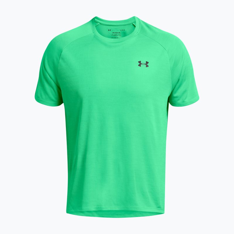 Tricou de antrenament pentru bărbați Under Armour Tech Textured vapor green/black 4