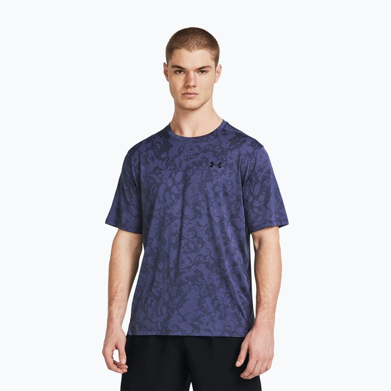 Tricou de antrenament pentru bărbați Under Armour Tech Vent Geode starlight/black