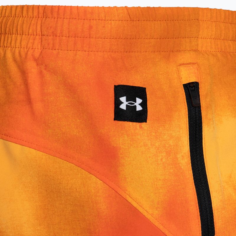 Pantaloni scurți de antrenament pentru bărbați Under Armour Project Rock Ultimate 5" PT pentru bărbați atomic/team orange/negru 5