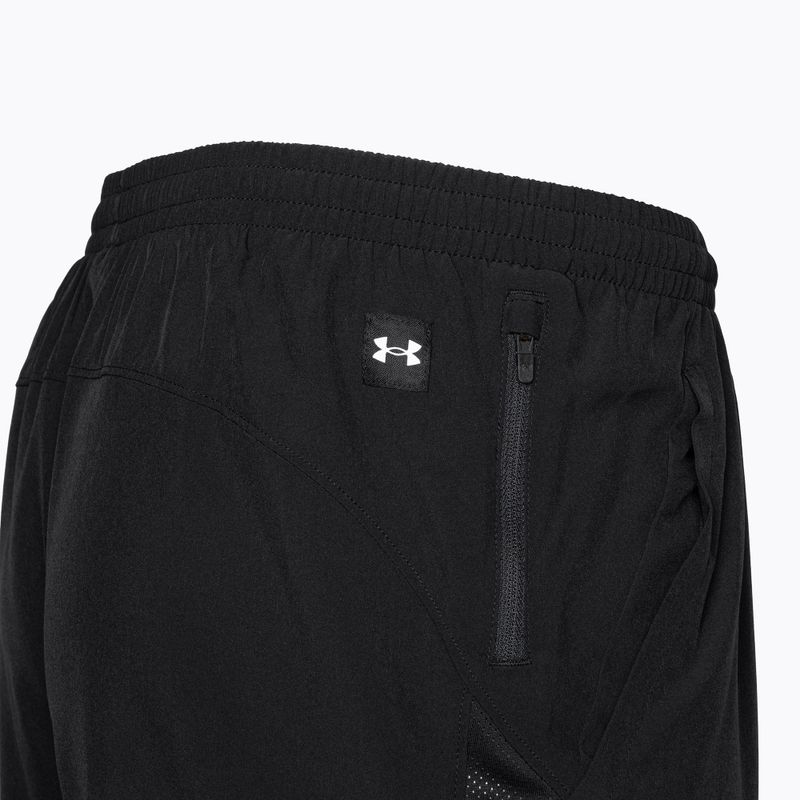 Bărbați Under Armour Project Rock Ultimate 5" Pantaloni scurți de antrenament alb/negru pentru bărbați 3
