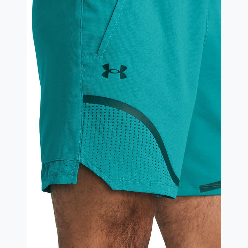 Pantaloni scurți pentru bărbați Under Armour UA Vanish Woven 6in Graphic circuit teal/hydro teal/hydro teal