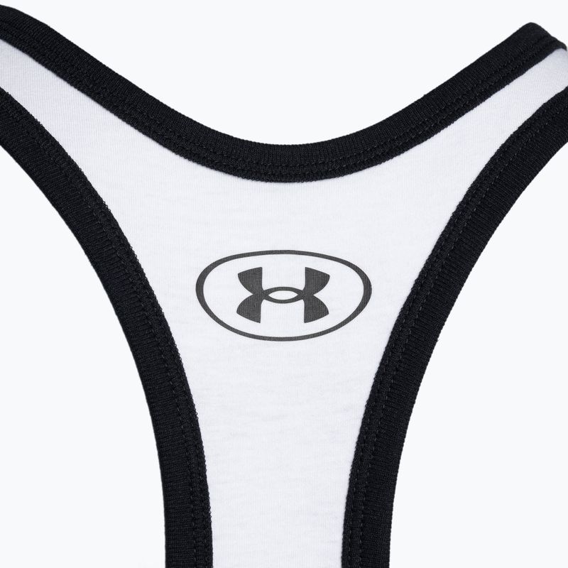 Tank top de antrenament pentru bărbați Under Armour Project Rock Get To Work Tank white/black/phoenix fire 4