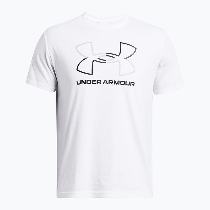 Tricou de antrenament pentru bărbați  Under Armour GL Foundation Update white/mod gray/black