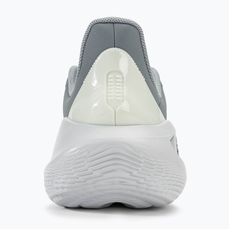 Under Armour Curry 11 YW halo pantofi de baschet gri / oțel / alb argilă albă 6