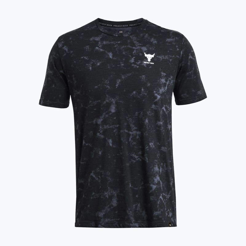 Tricou de antrenament pentru bărbați Under Armour Project Rock Payoff AOP Graphic black/silt 3
