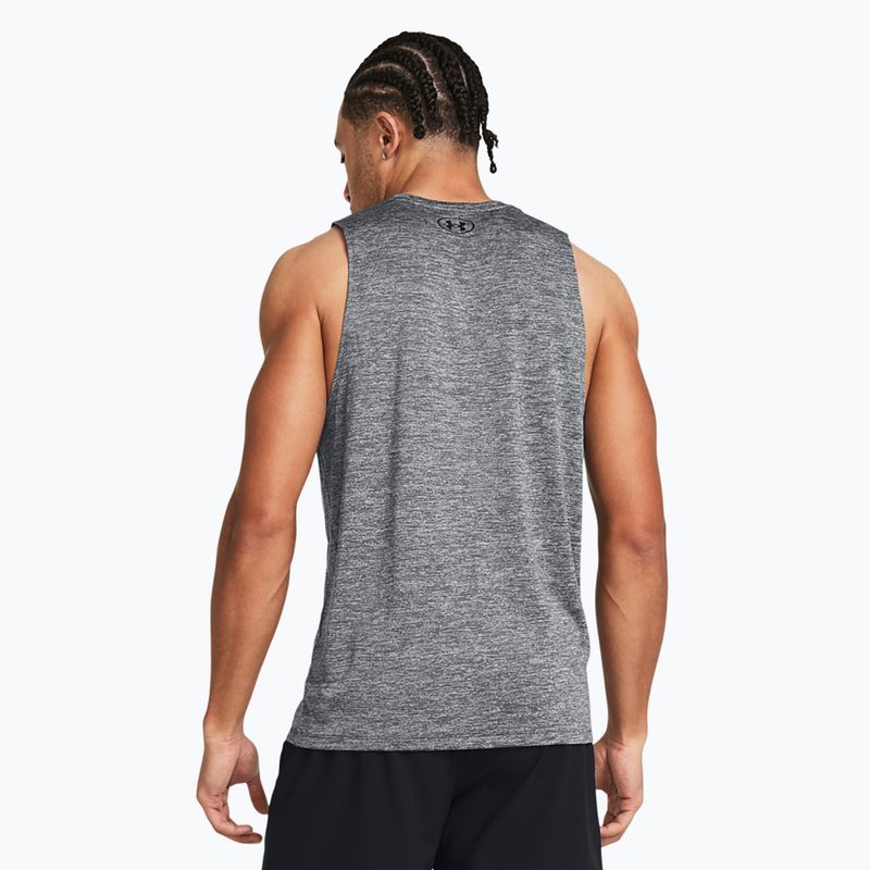 Tricou de antrenament pentru bărbați Under Armour Tech Tank castlerock/black 2