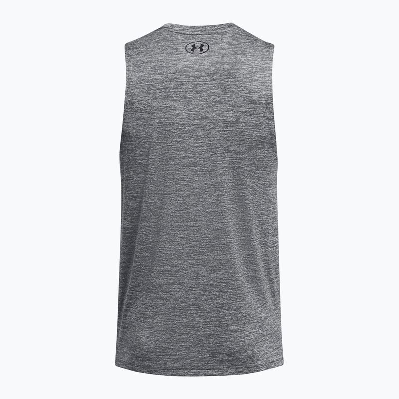 Tricou de antrenament pentru bărbați Under Armour Tech Tank castlerock/black 4