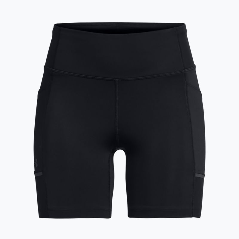 Pantaloni scurți de alergare pentru femei Under Armour Launch 6" black/black/reflective