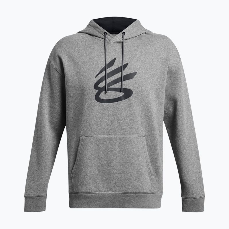 Bluză pentru bărbați Under Armour Curry Splash Hoodie castlerock/black 7