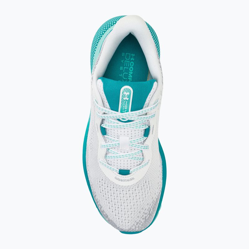 Încălțăminte de alergat pentru femei Under Armour Hovr Turbulence 2 white/white/circuit teal 5