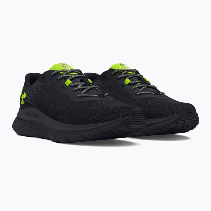Încălțăminte de alergat pentru bărbați Under Armour Hovr Turbulence 2 black/black/high vis yellow 7