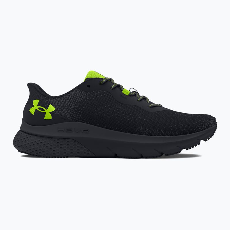Încălțăminte de alergat pentru bărbați Under Armour Hovr Turbulence 2 black/black/high vis yellow 8