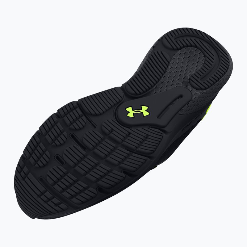 Încălțăminte de alergat pentru bărbați Under Armour Hovr Turbulence 2 black/black/high vis yellow 11