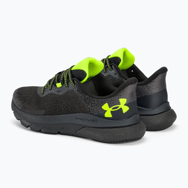 Încălțăminte de alergat pentru bărbați Under Armour Hovr Turbulence 2 black/black/high vis yellow 3