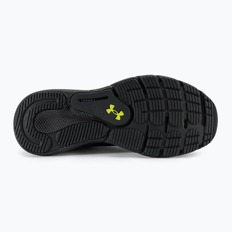 Încălțăminte de alergat pentru bărbați Under Armour Hovr Turbulence 2 black/black/high vis yellow 5