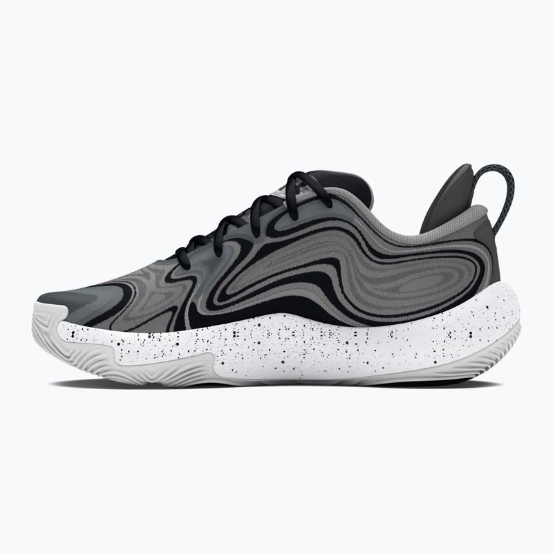 Încălțăminte de baschet Under Armour Spawn 6 mod gray/black/black 10