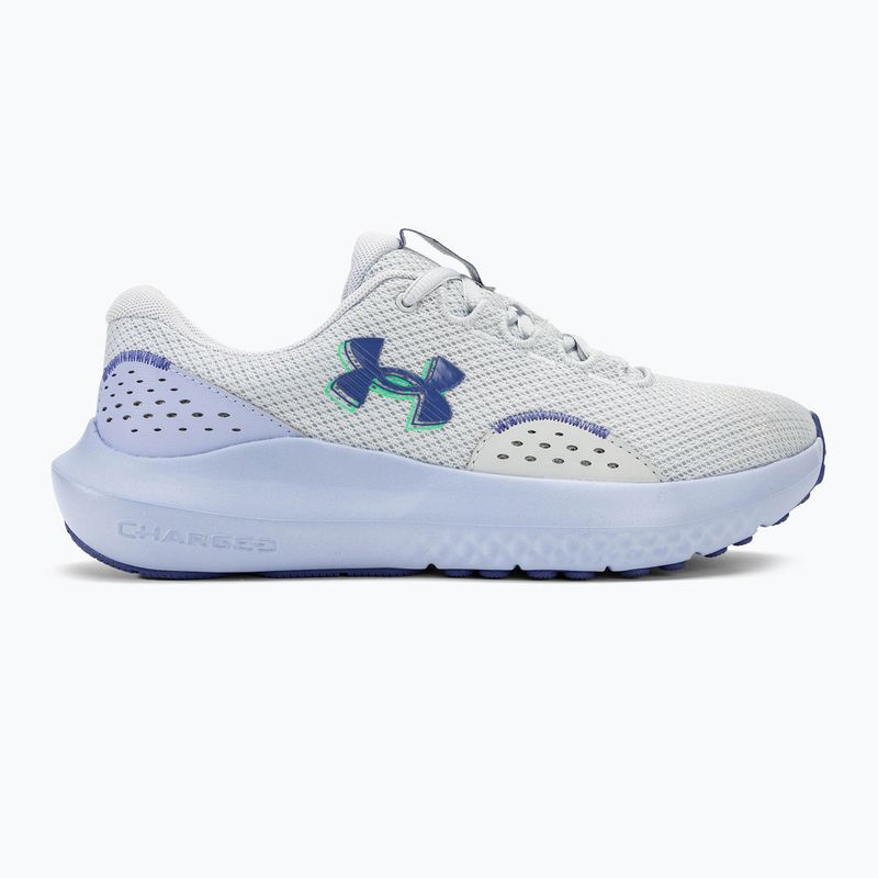 Încălțăminte de alergat pentru femei Under Armour Charged Surge 4 halo gray/celeste/starlight 2