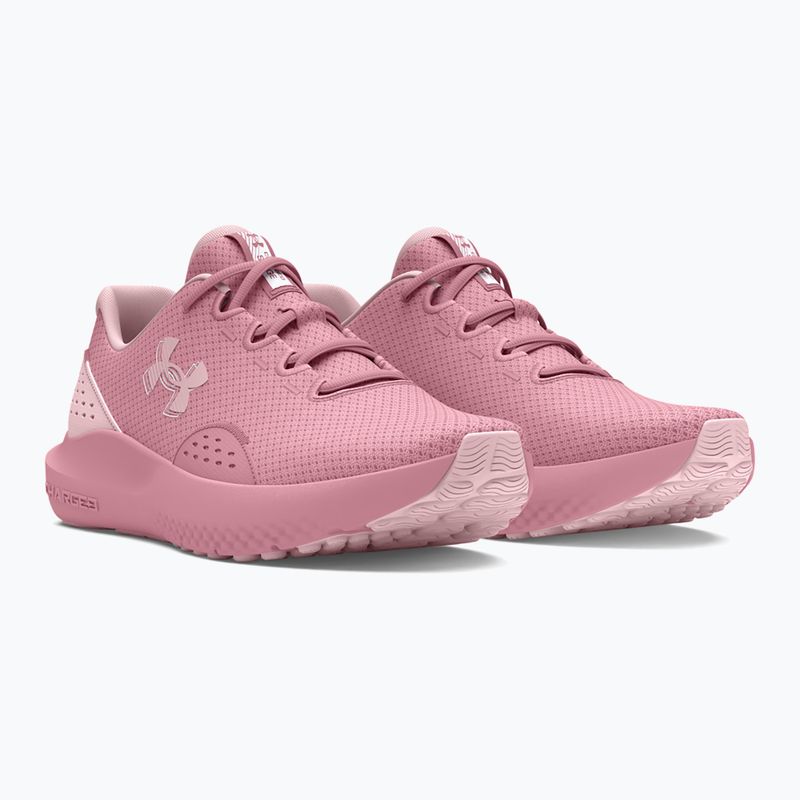 Under Armour Charged Surge 4 pink elixir/prime pink/pink elixir pantofi de alergare pentru femei 10