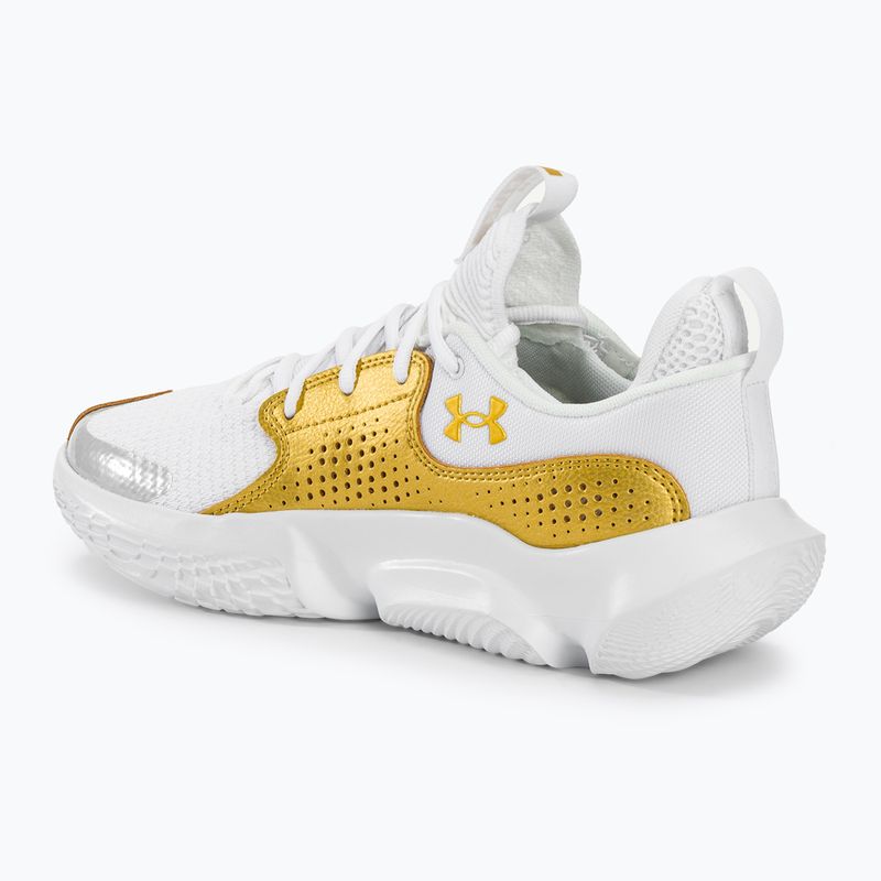 Încălțăminte de baschet Under Armour Flow Futr X3 white/white/metallic gold 3