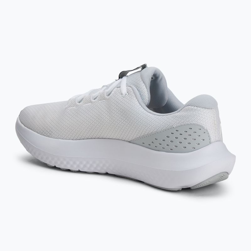 Încălțăminte de alergare pentru bărbați Under Armour Charged Surge 4 white/halo gray/black 3