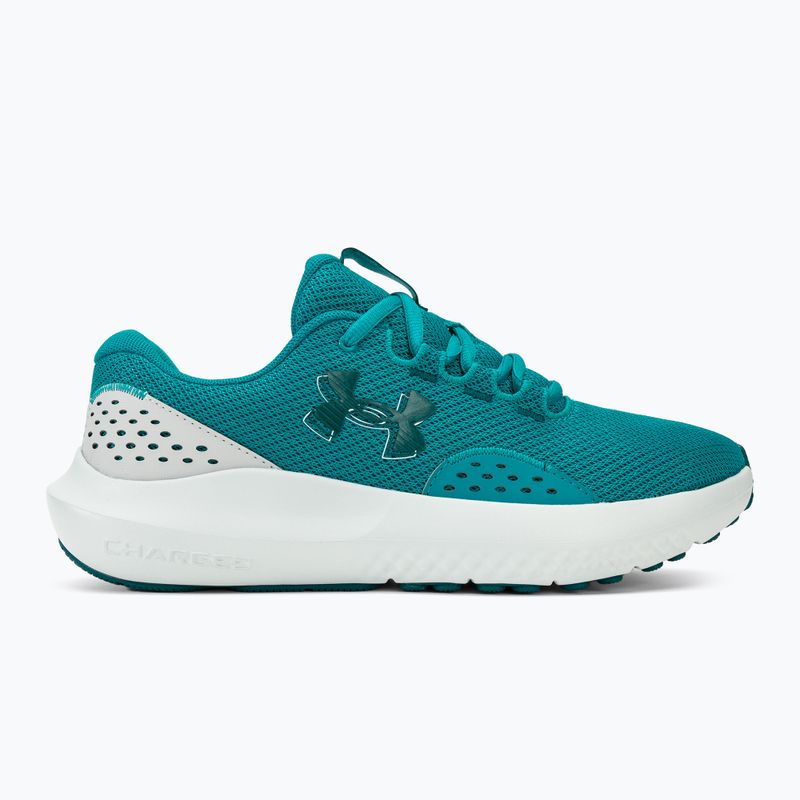 Încălțăminte de alergat pentru bărbați Under Armour Charged Surge 4 circuit teal/halo gray/hydro teal 2