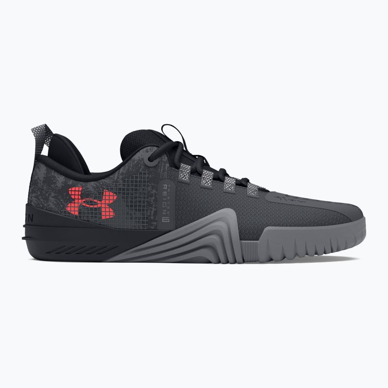 Încălțăminte de antrenament pentru bărbați Under Armour TriBase Reign 6 gray void/pitch gray/rush red 8