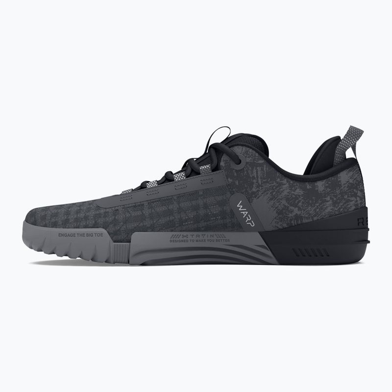 Încălțăminte de antrenament pentru bărbați Under Armour TriBase Reign 6 gray void/pitch gray/rush red 9