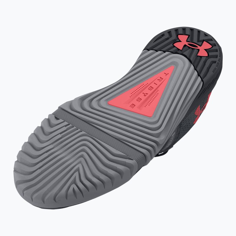 Încălțăminte de antrenament pentru bărbați Under Armour TriBase Reign 6 gray void/pitch gray/rush red 11