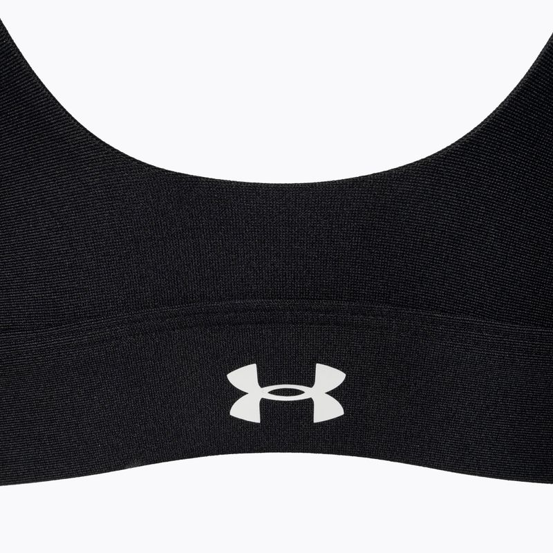 Sutien fitness Under Armour Infinity High Zip 2.0 black/white 5