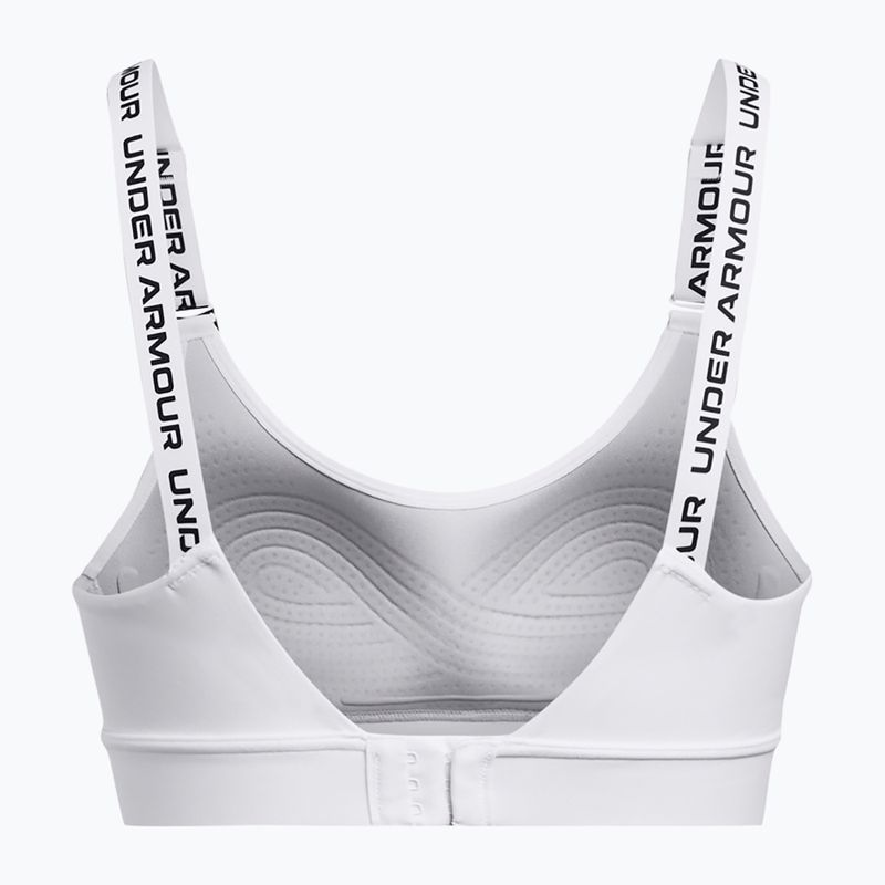 Sutien de antrenament Under Armour Infinity Mid white/black 2