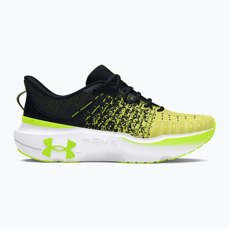 Încălțăminte de alergare pentru femei Under Armour Infinite Elite black/sonic yellow/high vis yellow 8