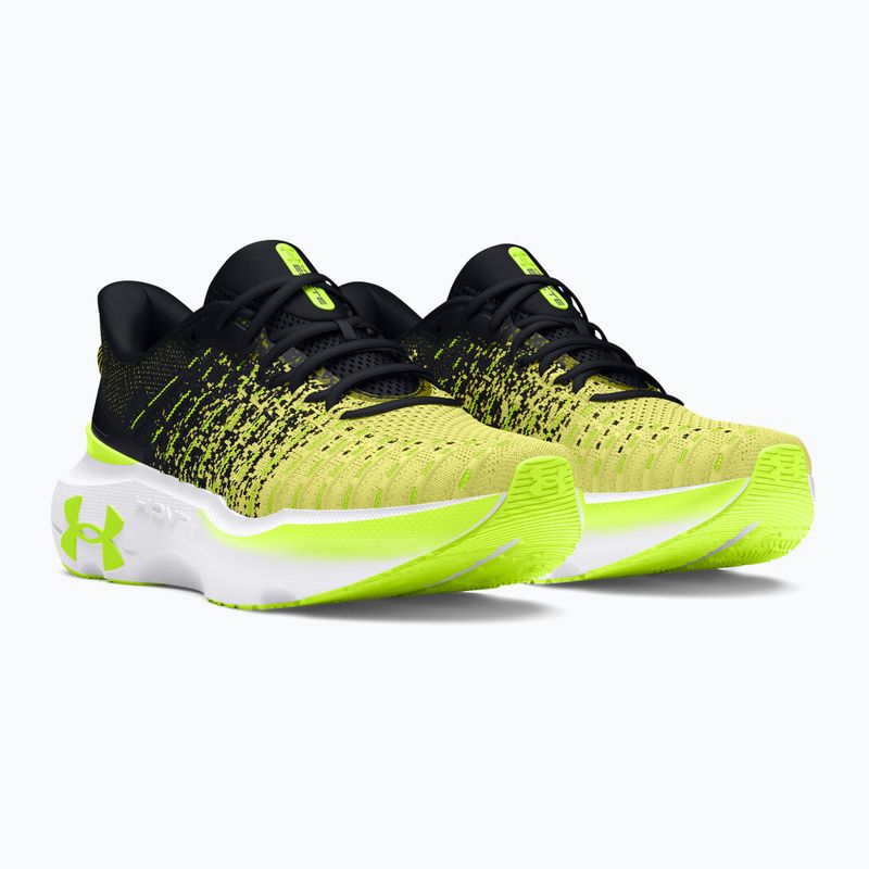 Încălțăminte de alergare pentru femei Under Armour Infinite Elite black/sonic yellow/high vis yellow 9