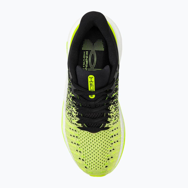 Încălțăminte de alergare pentru femei Under Armour Infinite Elite black/sonic yellow/high vis yellow 5