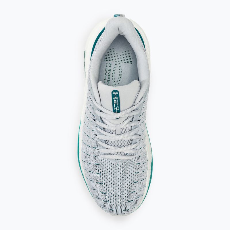 Încălțăminte de alergare pentru bărbați Under Armour Infinite Elite halo gray/halo gray/hydro teal 5