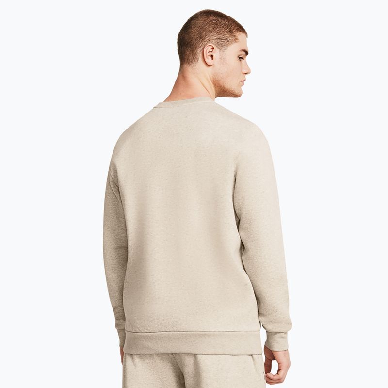 Bluză pentru bărbați Under Armour Essential Fleece Crew timberwolf taupe light hthr/timberwolf taupe 2