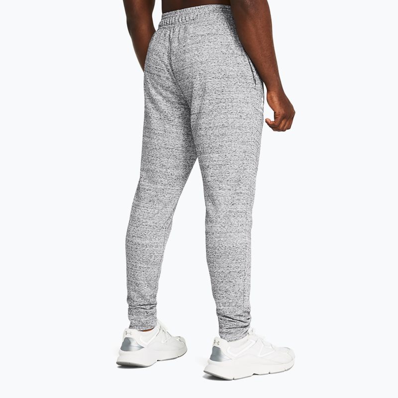 Pantaloni pentru bărbați Under Armour Rival Terry Jogger mod gray light heather/onyx white 3