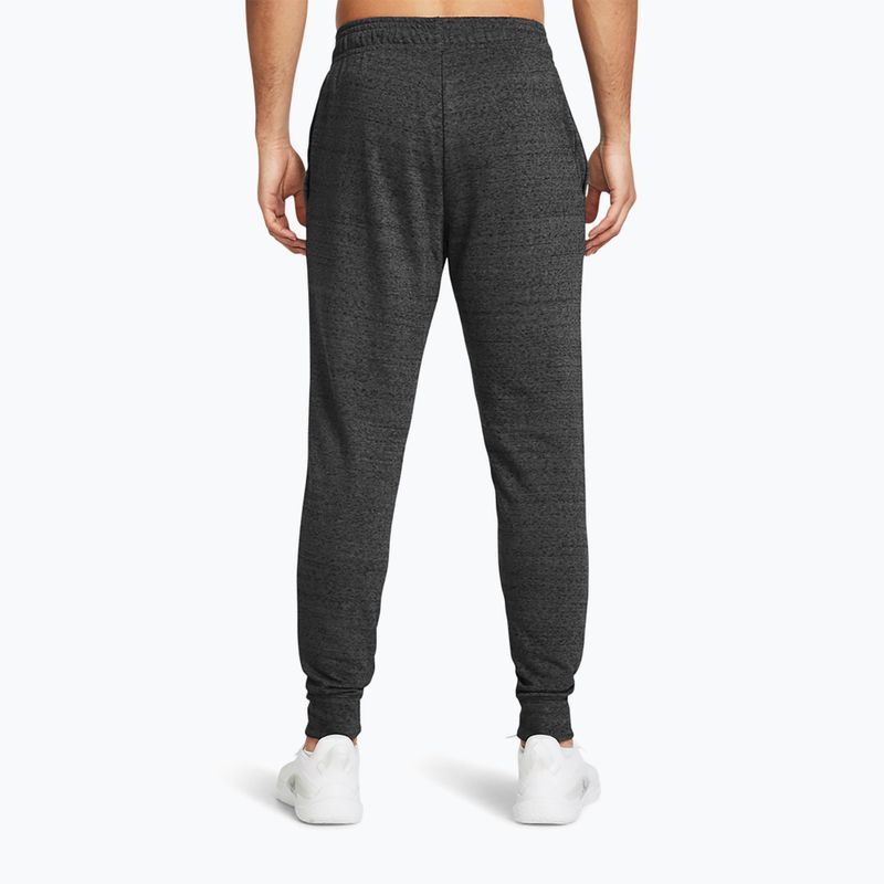Pantaloni pentru bărbați Under Armour Rival Terry Jogger castlerock light heather/onyx white 3